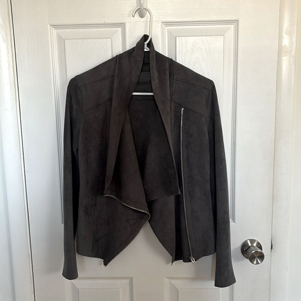 [BLANK NYC] Gray suede jacket - size S